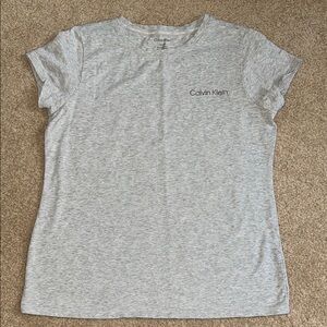 Calvin Klein Light Gray Short Sleeve Tee